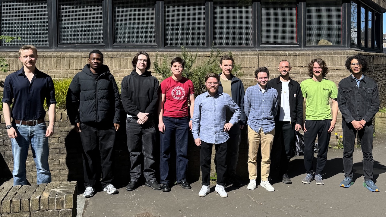 GC_3 lab group photo taken in April 2026 at the University of Glasgow